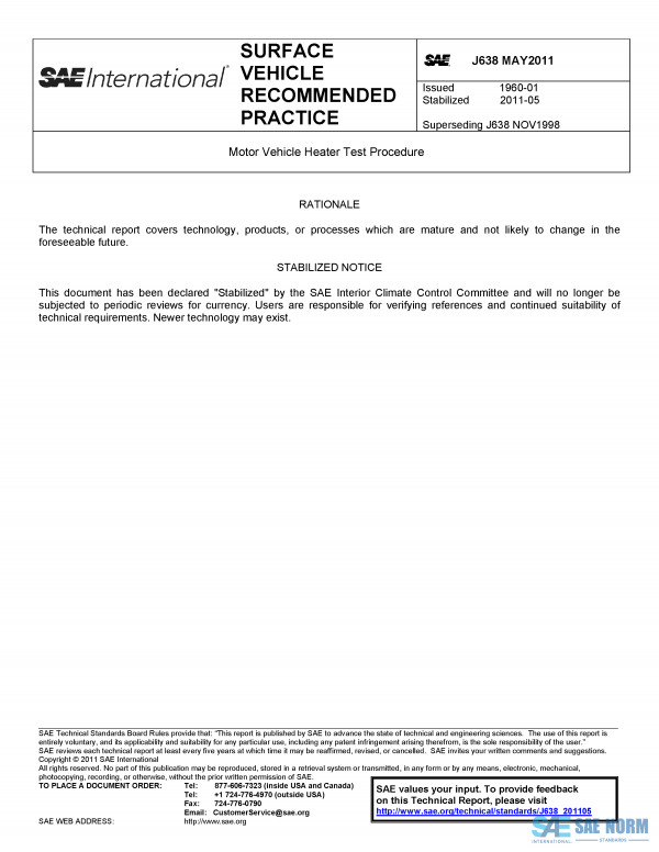 SAE J 638 Series PDF