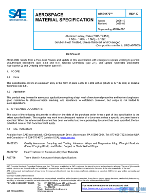 SAE AMS 4470 Series PDF