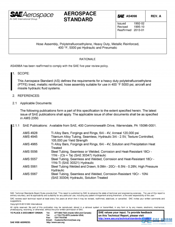 SAE AS 4098 Series PDF