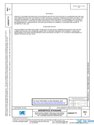 SAE AS 6224/1 Series PDF