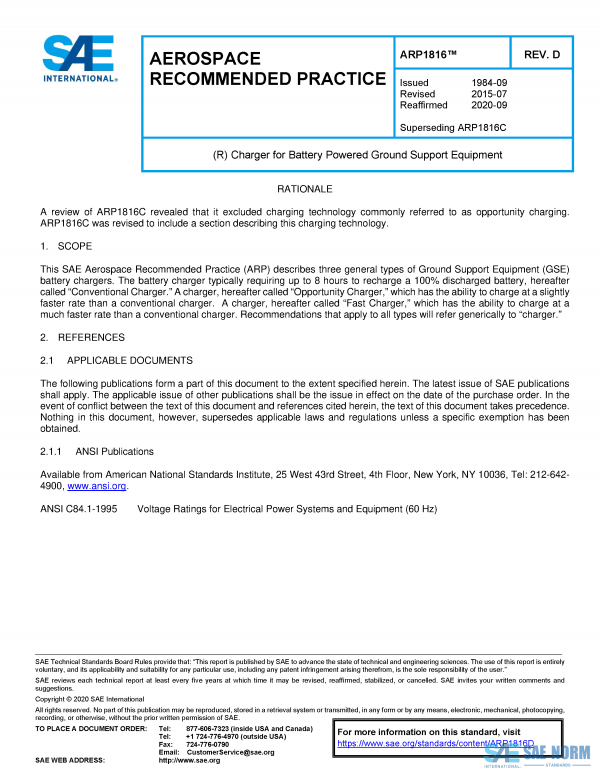 SAE ARP 1816 Series PDF