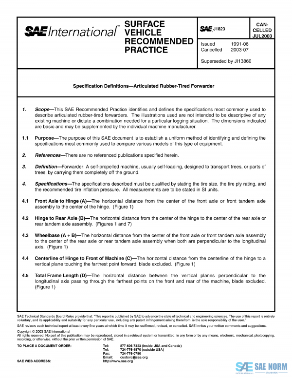 SAE J 1823 Series PDF