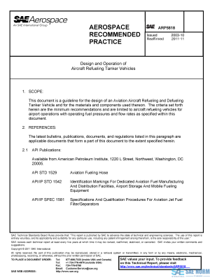 SAE ARP 5818 Series PDF