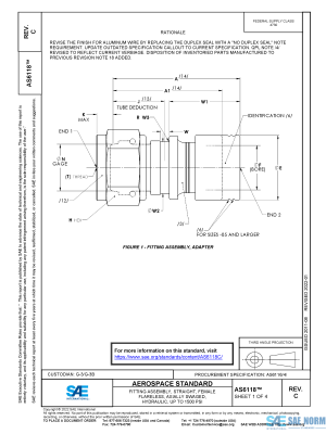 SAE AS 6118 Series PDF