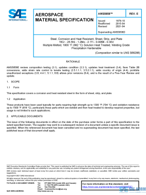 SAE AMS 5858 Series PDF