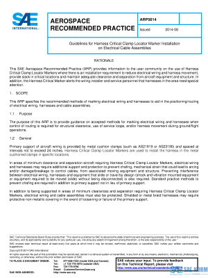 SAE ARP 5614 Series PDF