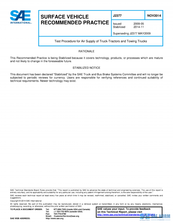 SAE J 2377 Series PDF