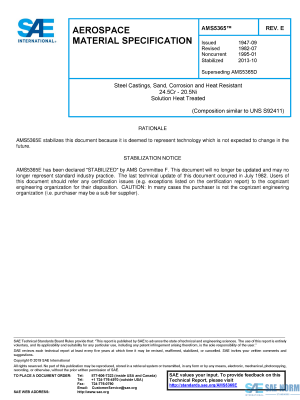SAE AMS 5365 Series PDF