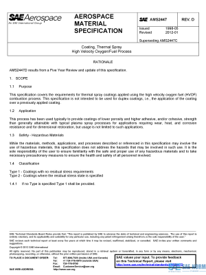 SAE AMS 2447 Series PDF