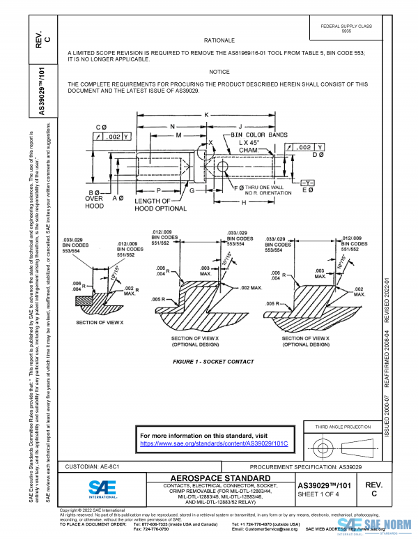 SAE AS 39029/101 Series PDF