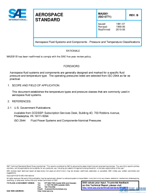 SAE MA 2001 Series PDF