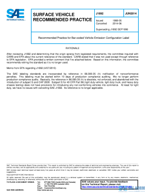 SAE J 1892 Series PDF