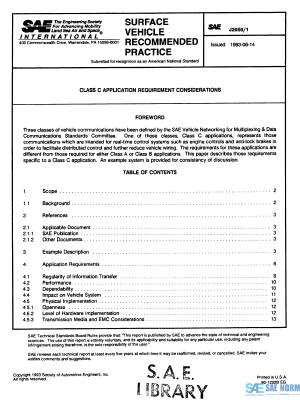 SAE J 2056/1 Series PDF