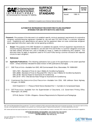SAE J 1770 Series PDF