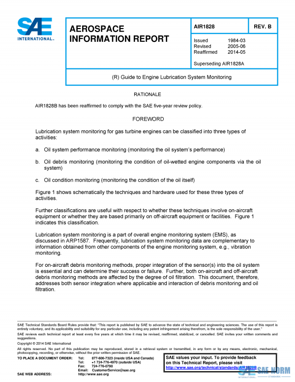 SAE AIR 1828 Series PDF