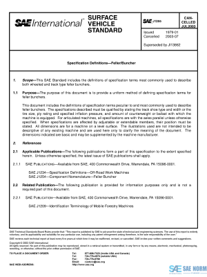 SAE J 1255 Series PDF