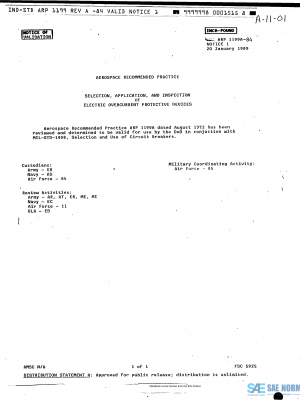 SAE ARP 1199 Series PDF