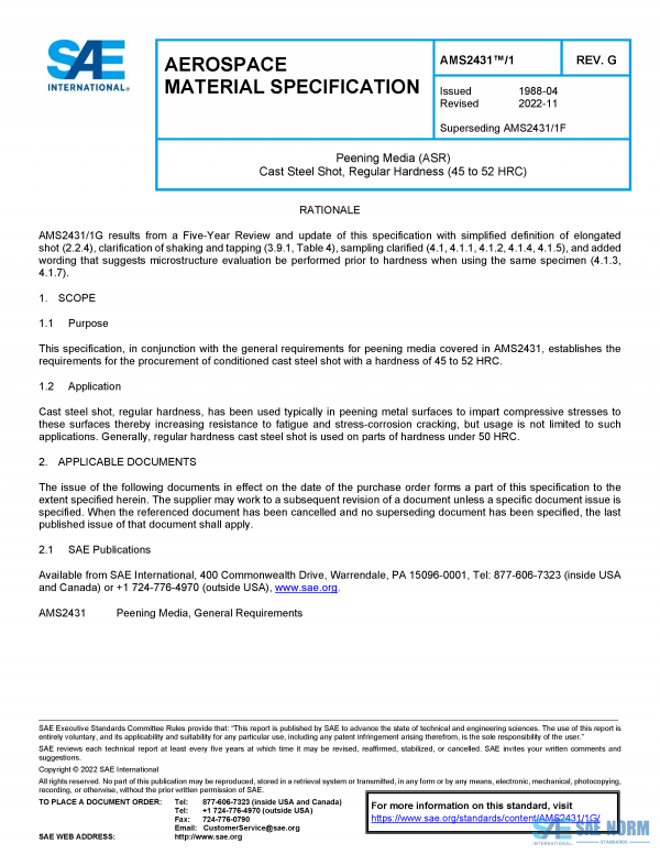SAE AMS 2431/1 Series PDF