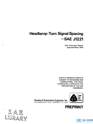 SAE J 1221 Series PDF