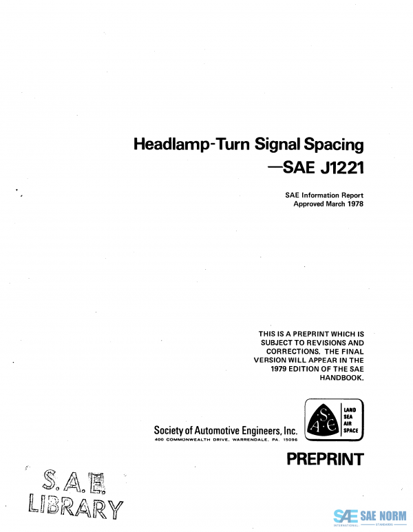 SAE J 1221 Series PDF