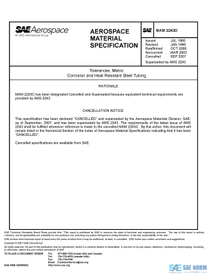 SAE MAM 2243 Series PDF