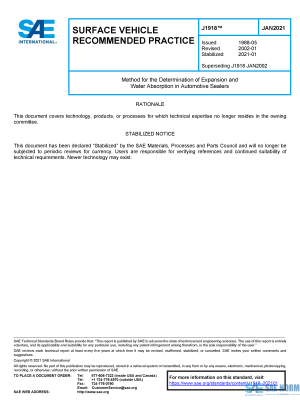 SAE J 1918 Series PDF