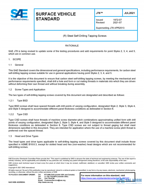 SAE J 78 Series PDF