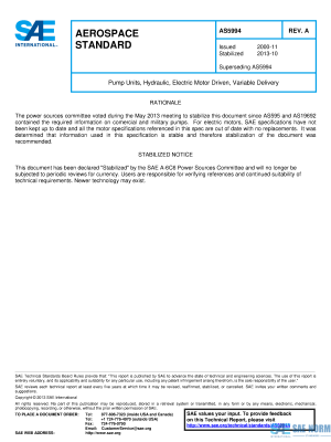SAE AS 5994 Series PDF