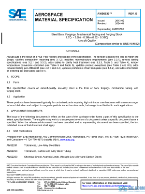 SAE AMS 6539 Series PDF
