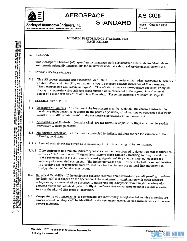 SAE AS 8018 Series PDF