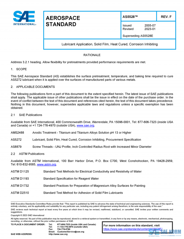 SAE AS 5528 Series PDF