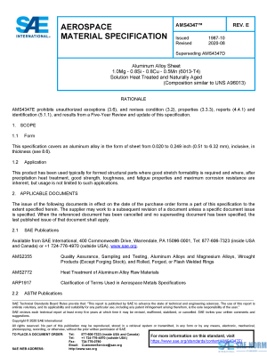 SAE AMS 4347 Series PDF