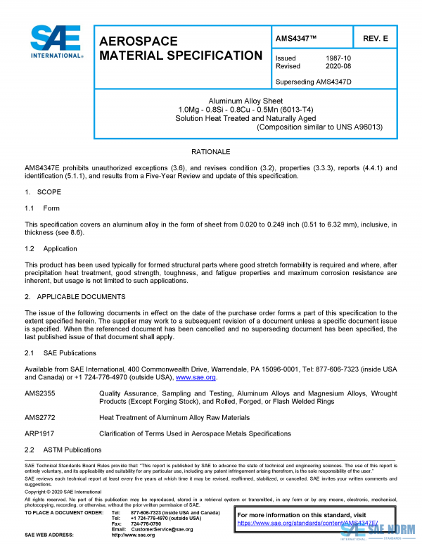 SAE AMS 4347 Series PDF