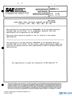 SAE AMS 5533 Series PDF