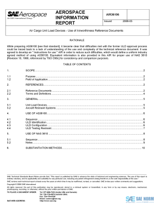 SAE AIR 36106 Series PDF