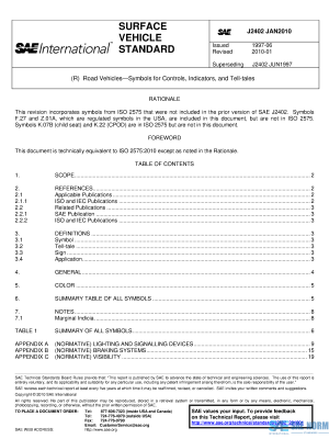 SAE J 2402 Series PDF