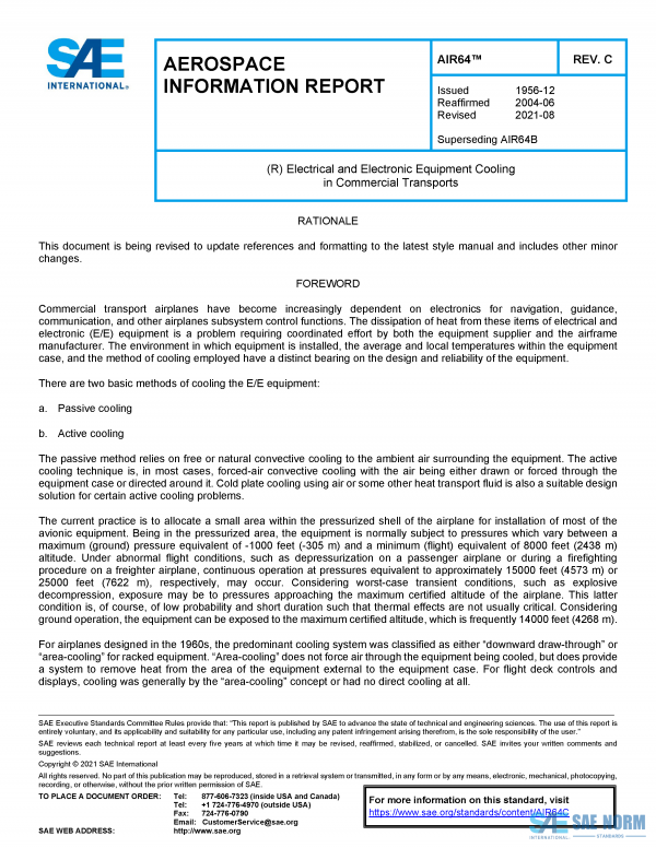 SAE AIR 64 Series PDF