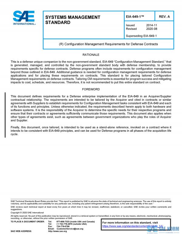 SAE EIA 649_1 Series PDF
