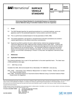SAE J 2527 Series PDF