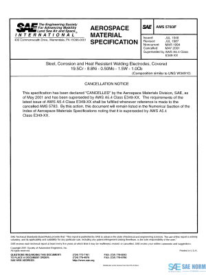 SAE AMS 5783 Series PDF