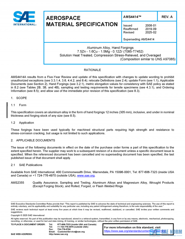 SAE AMS 4414 Series PDF