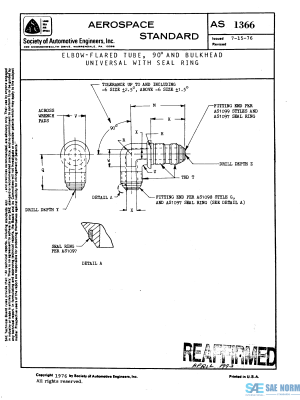 SAE AS 1366 Series PDF