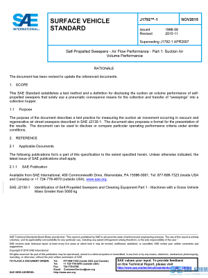 SAE J 1792/1 Series PDF