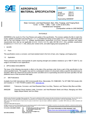 SAE AMS 5655 Series PDF