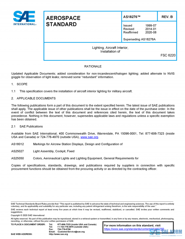 SAE AS 18276 Series PDF