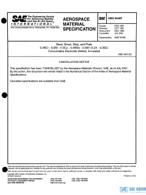 SAE AMS 6546 Series PDF