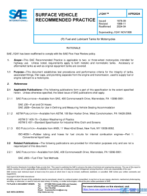 SAE J 1241 Series PDF