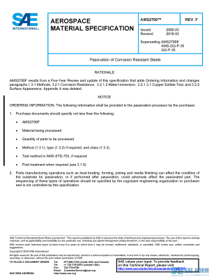 SAE AMS 2700 Series PDF
