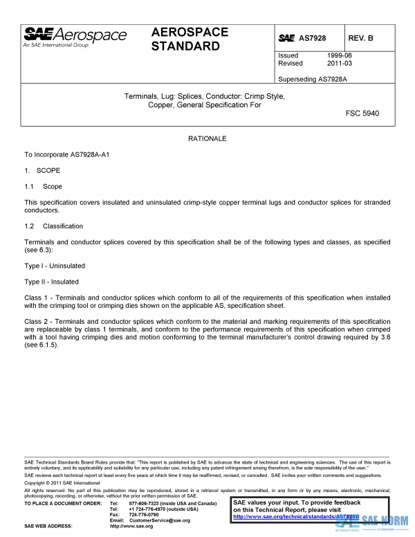 SAE AS 7928 Series PDF