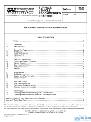SAE J 1794 Series PDF